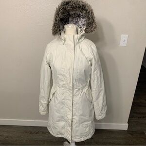The North Face Hyvent down coat sz small